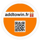 Badge AddToWin avec QR code